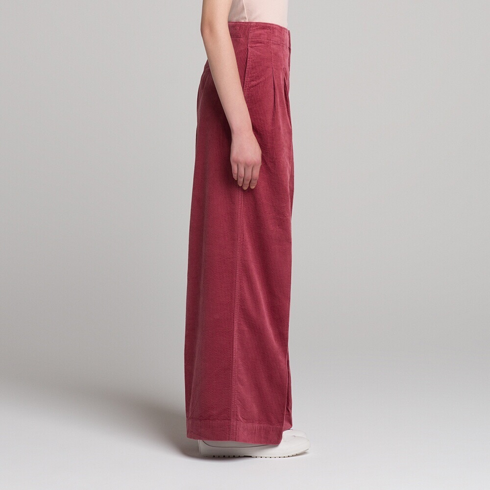 Uniqlo U red flares corduroys - wide leg